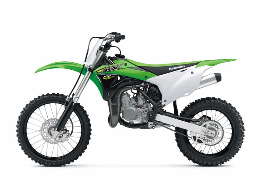 Kawasaki KX 100 Left Side View