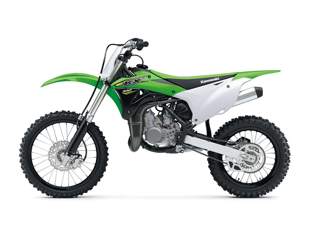 Kawasaki KX 100 Left Side View