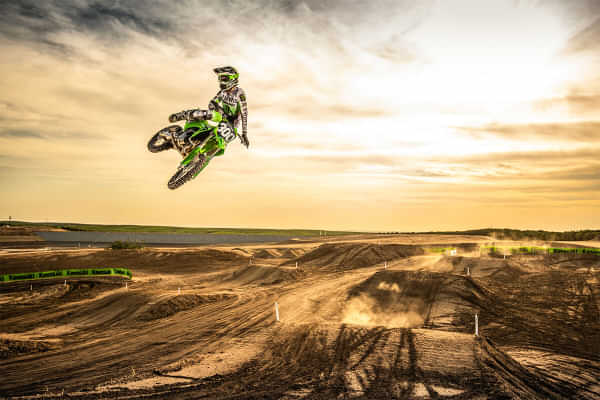 Kawasaki KX 85 Riding Shot