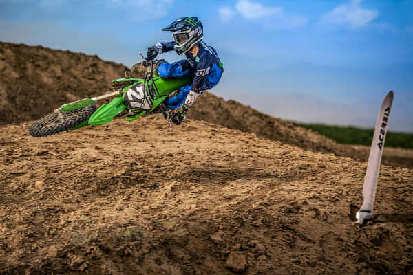 Kawasaki KX112 Cornering Shot