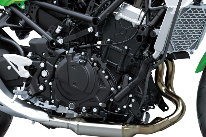 Kawasaki Ninja 500 Engine From Right