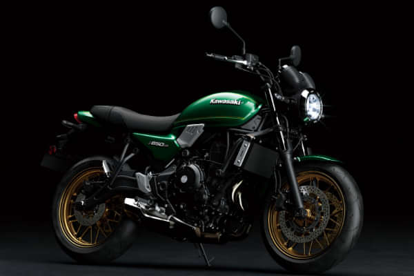 Kawasaki Z650 RS Riding Shot