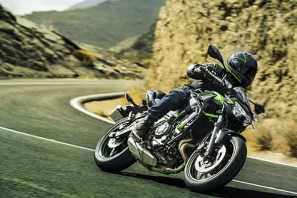 Kawasaki Z650 Cornering Shot