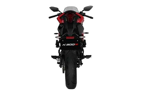 Keeway K300 R Glossy Red Rear View