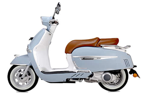Keeway Sixties 300i Matte White Left Side View