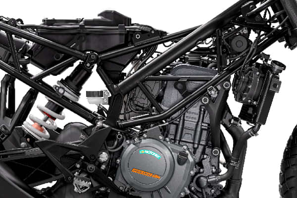 KTM 390 Adventure Engine From Right
