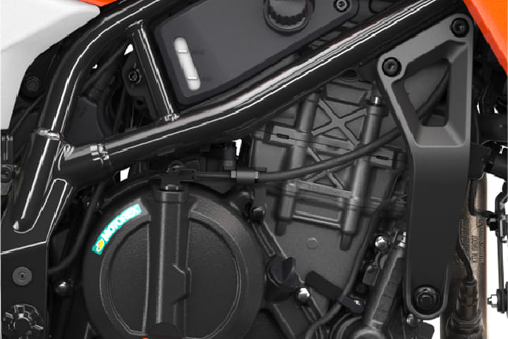 KTM 390 Adventure Engine From Right