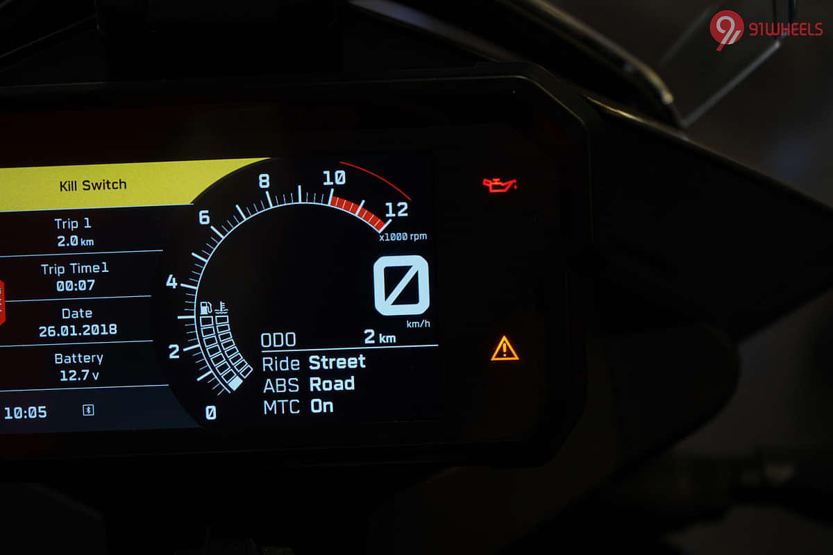 KTM 390 Adventure Speedometer