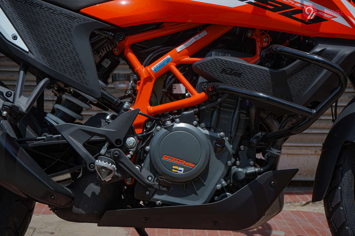 KTM 390 Adventure Engine From Right