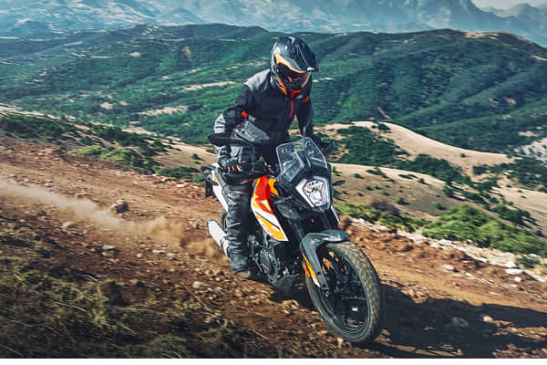 KTM Adventure 250 Riding Shot