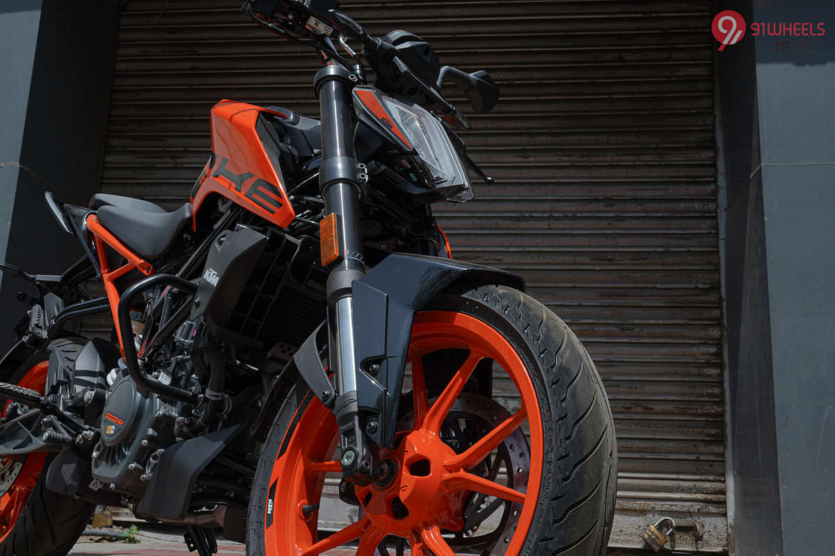 KTM Duke 200 Front Suspension