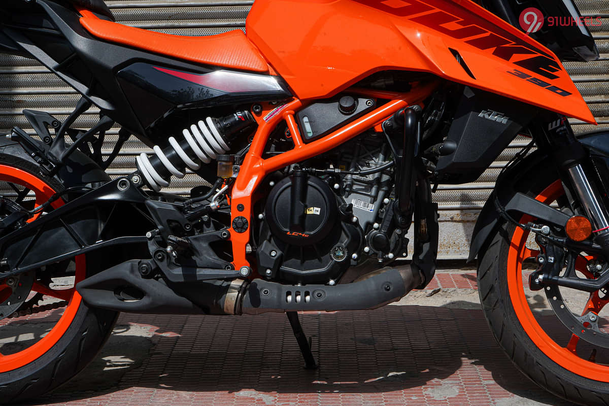 KTM 390 Duke Engine From Right