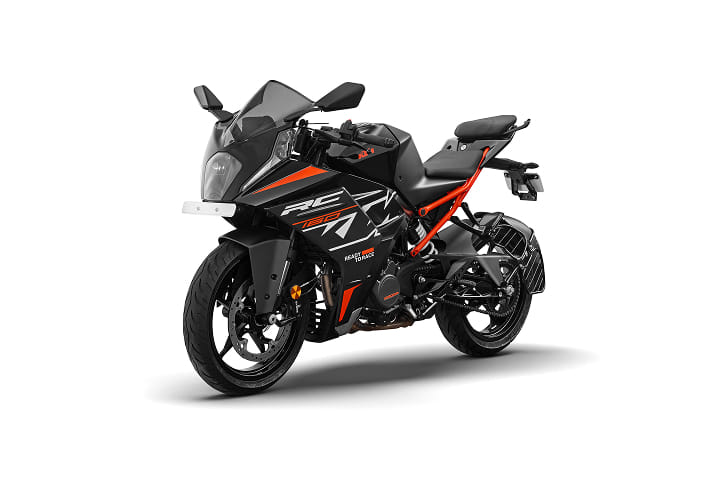KTM RC 160 Left Front Three Quarter