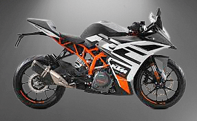 KTM RC 390 2020-2022 Side Profile LR