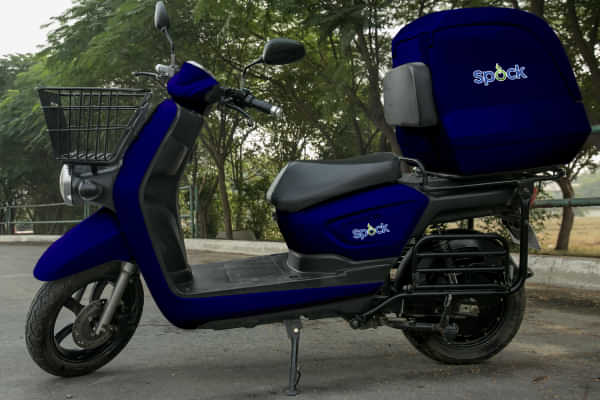 Li-ions Spock Electric Scooter Left Side View Li-ions Spock Electric Scooter Left Side View