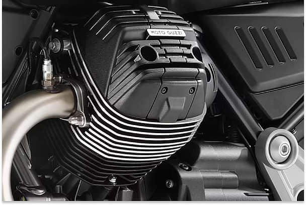 Moto Guzzi V85 TT Engine From Right