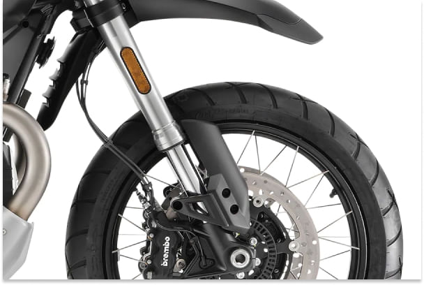 Moto Guzzi V85 TT Front Suspension
