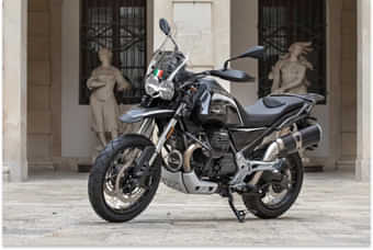 Moto Guzzi V85 TT Left Front Three Quarter Moto Guzzi V85 TT Left Front Three Quarter