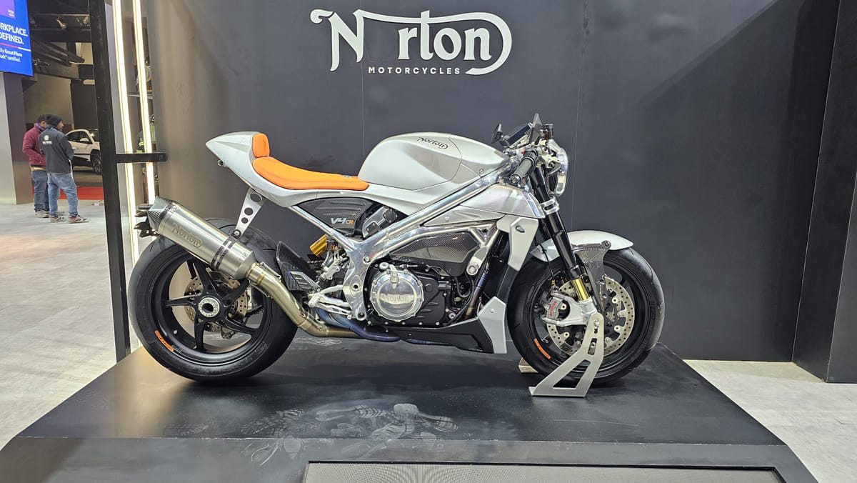 Norton Motorcycles V4CR Right Side View