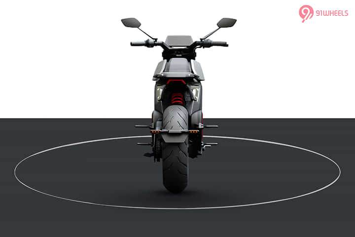 Ola Electric Roadster Pro Rear View Ola Electric Roadster Pro Rear View