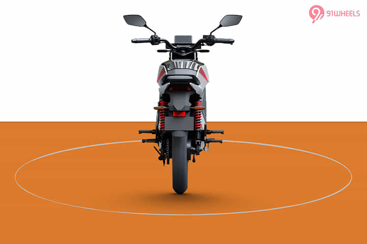 Ola Electric Roadster X Rear View Ola Electric Roadster X Rear View