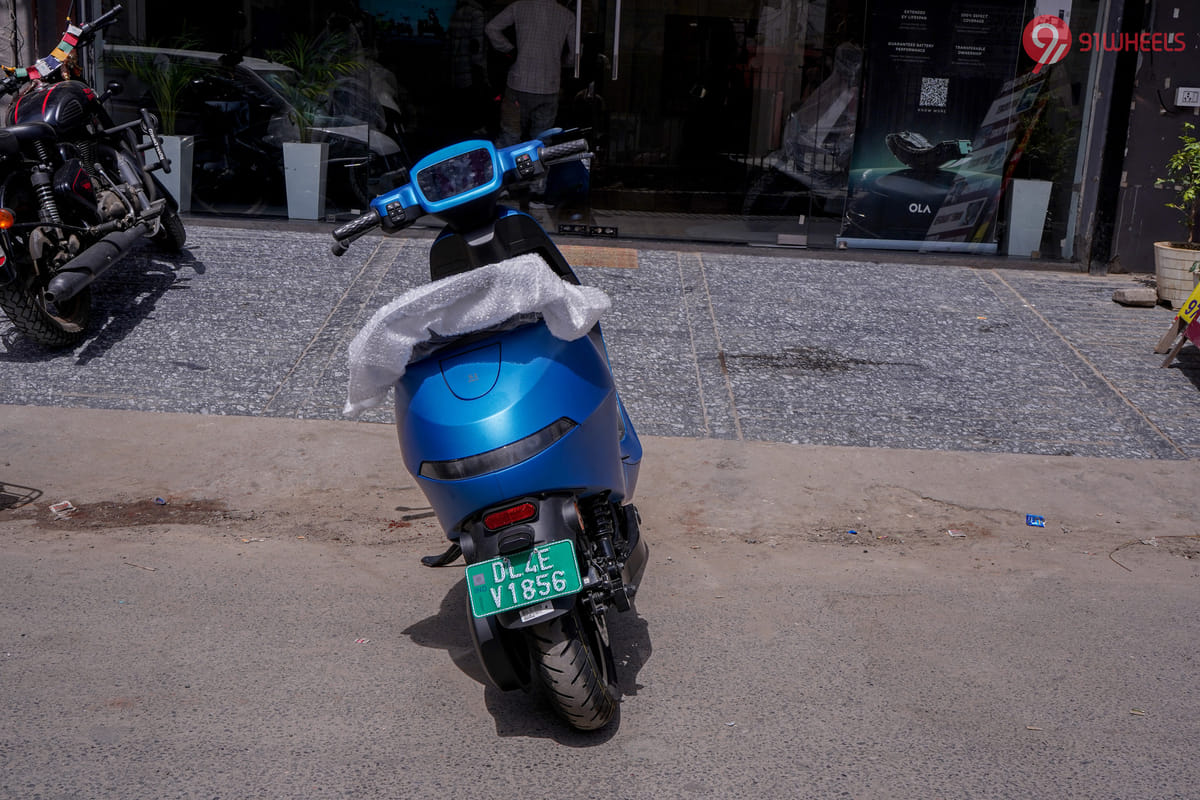 Ola Electric S1 Pro Gen 2 2021-2025 Rear View Ola Electric S1 Pro Gen 2 2021-2025 Rear View