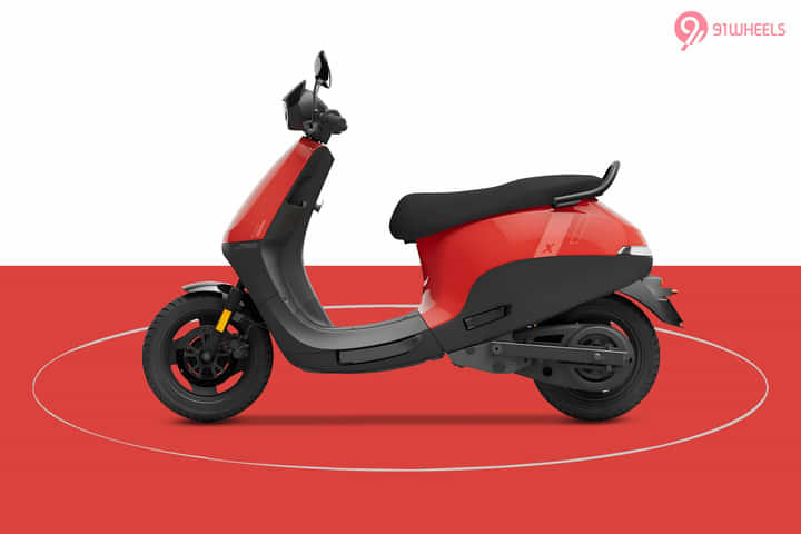Ola Electric S1 X Gen 3 Left Side View Ola Electric S1 X Gen 3 Left Side View