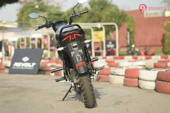 Revolt Motors RV BlazeX Rear View Revolt Motors RV BlazeX Rear View