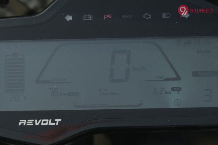 Revolt Motors RV BlazeX Speedometer