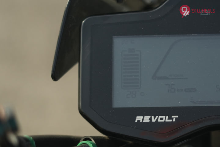 Revolt Motors RV BlazeX Trip Meter