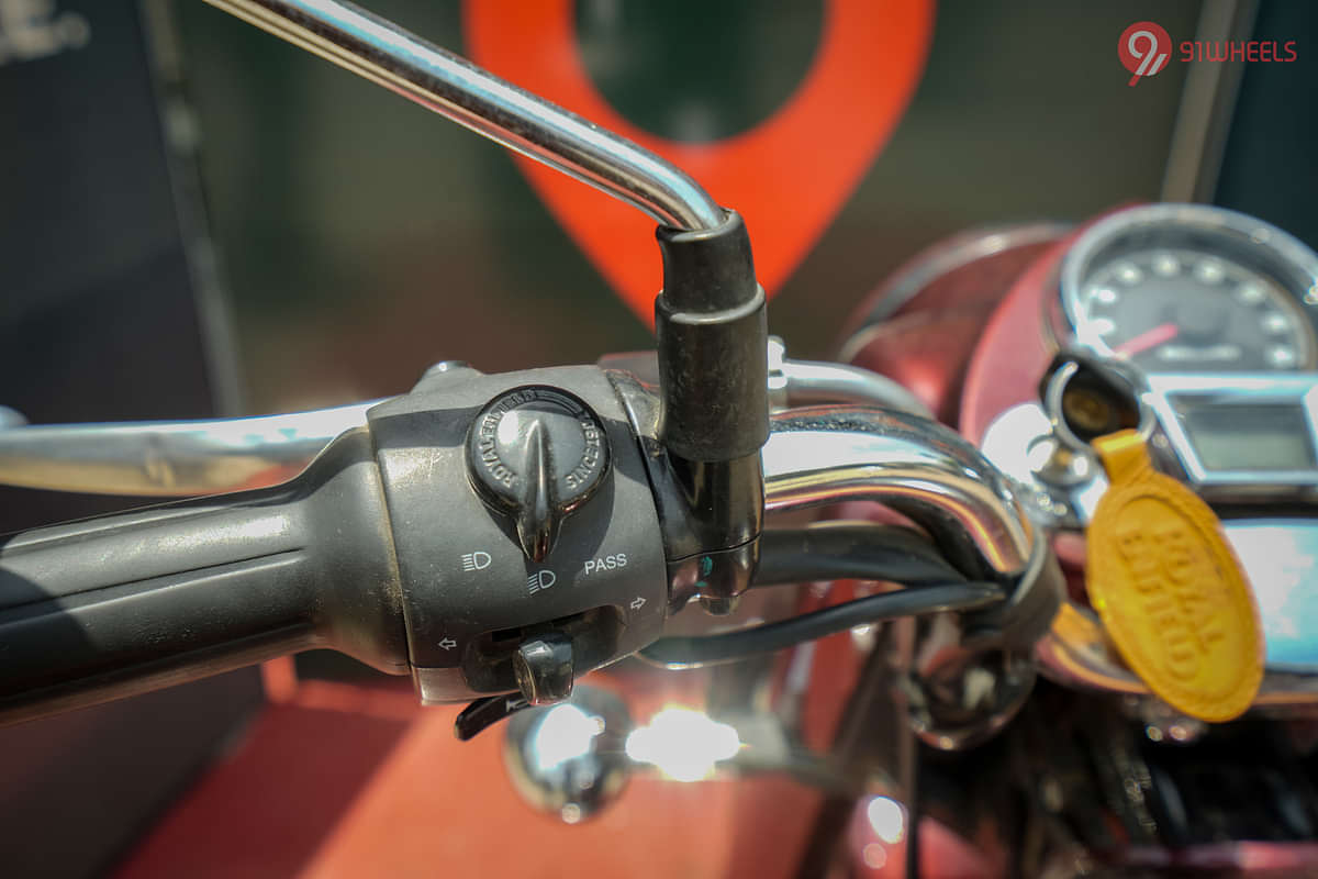 Royal Enfield Bullet 350 High Beam Low Beam Switch