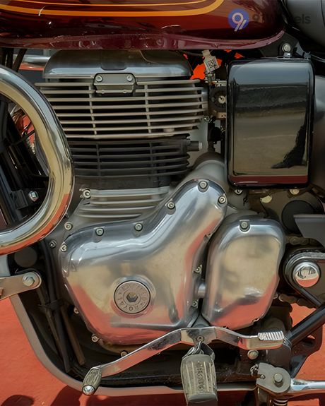 Bullet 350 Engine From Left