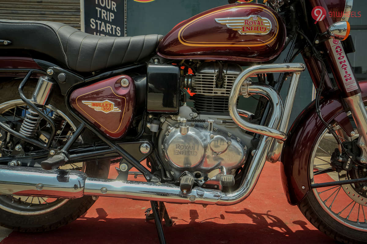 Royal Enfield Bullet 350 Engine From Right