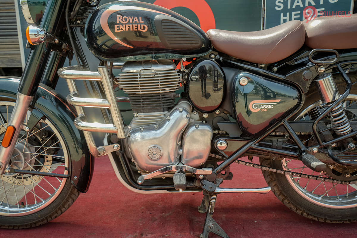 Royal Enfield Classic 350 Engine From Left