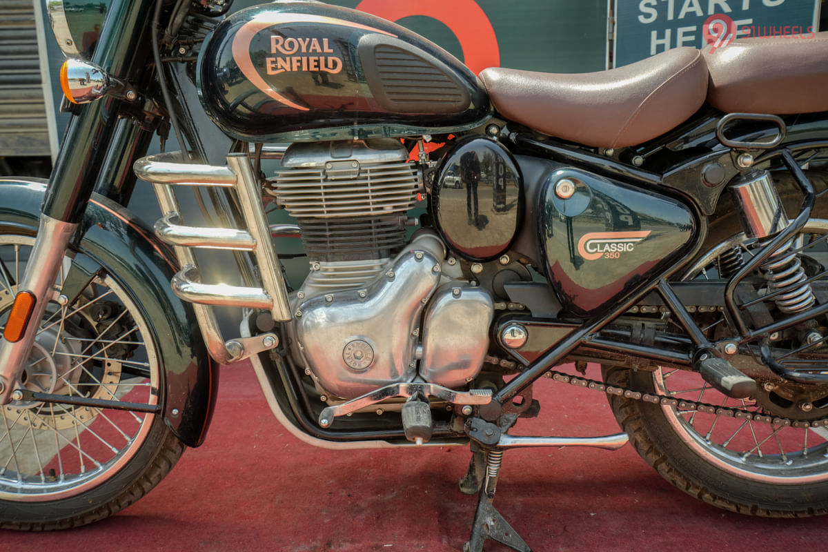 Royal Enfield Classic 350 Engine From Left