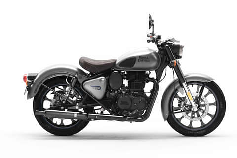 Royal Enfield Classic 350 2021 Dark Series Dual Channel Right Side View Image