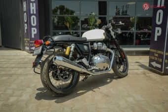 Royal Enfield Continental GT 650 Right Rear Three Quarter Royal Enfield Continental GT 650 Right Rear Three Quarter