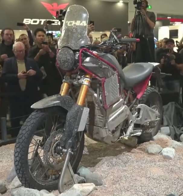 Royal Enfield Himalayan Electric Front Side Profile