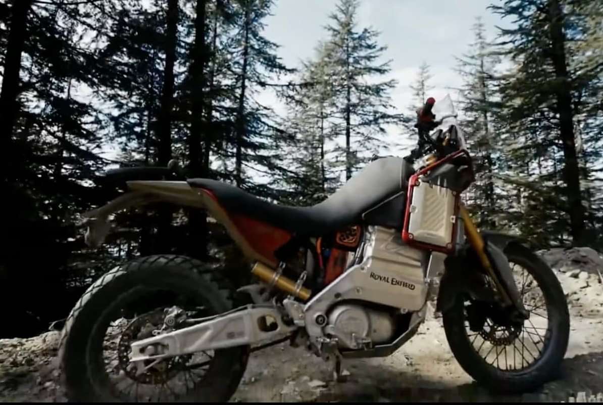 Royal Enfield Himalayan Electric Rear Side Profile