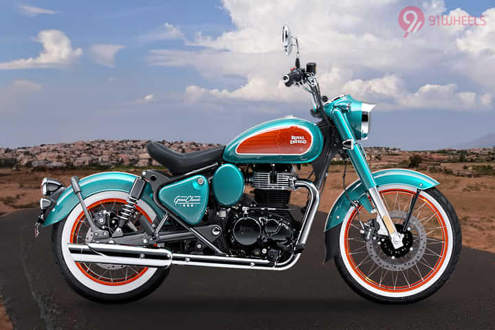 Royal Enfield Goan Classic 350 Right Side View Royal Enfield Goan Classic 350 Right Side View