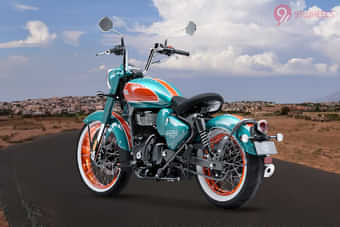 Royal Enfield Goan Classic 350 Left Rear Three Quarter Royal Enfield Goan Classic 350 Left Rear Three Quarter