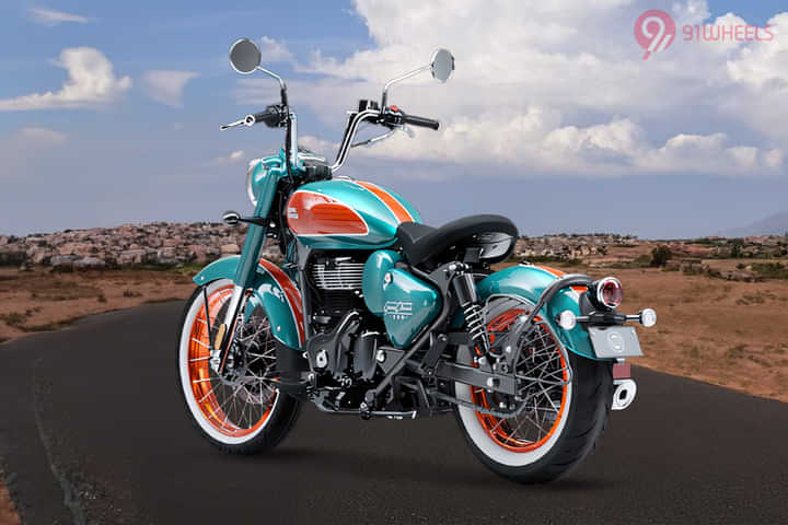 Royal Enfield Goan Classic 350 Left Rear Three Quarter Royal Enfield Goan Classic 350 Left Rear Three Quarter