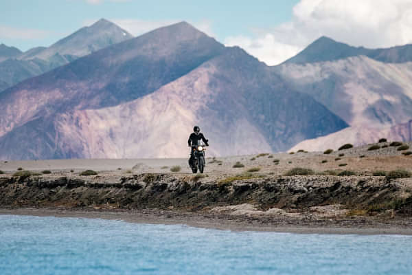 Royal Enfield Himalayan Moving shot