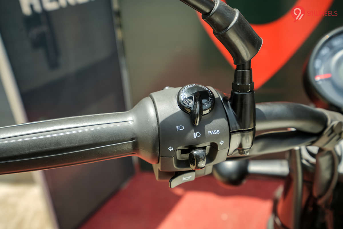 Royal Enfield Hunter 350 High Beam Low Beam Switch