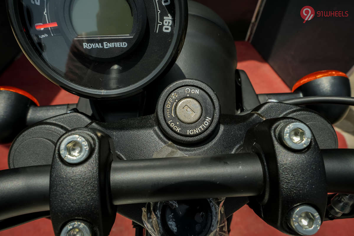 Royal Enfield Hunter 350 Steering Lock