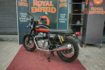 Royal Enfield Interceptor 650 Left Rear Three Quarter Royal Enfield Interceptor 650 Left Rear Three Quarter