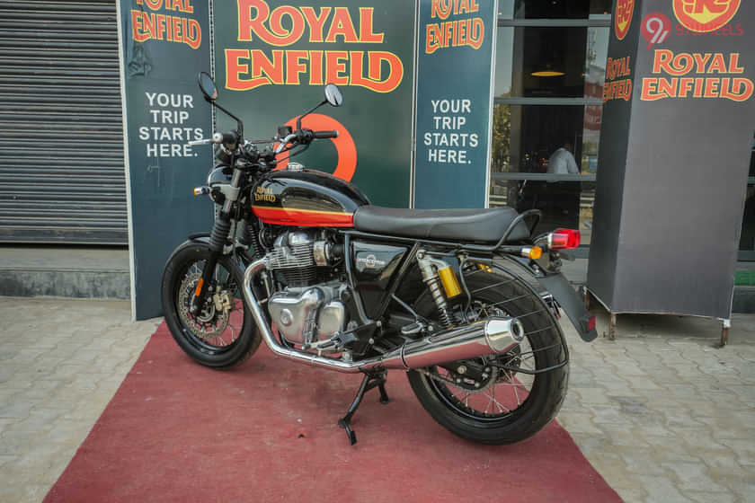Royal Enfield Interceptor 650 Left Rear Three Quarter Royal Enfield Interceptor 650 Left Rear Three Quarter