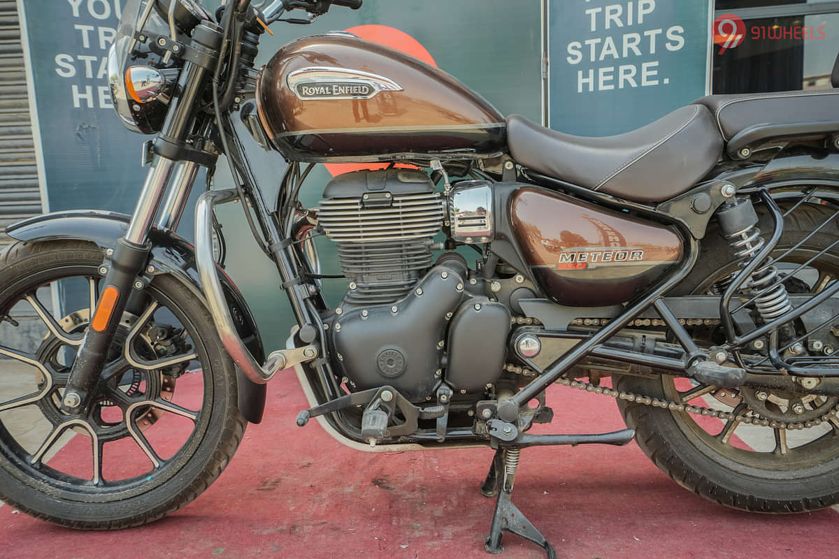 Royal Enfield Meteor 350 Engine From Left