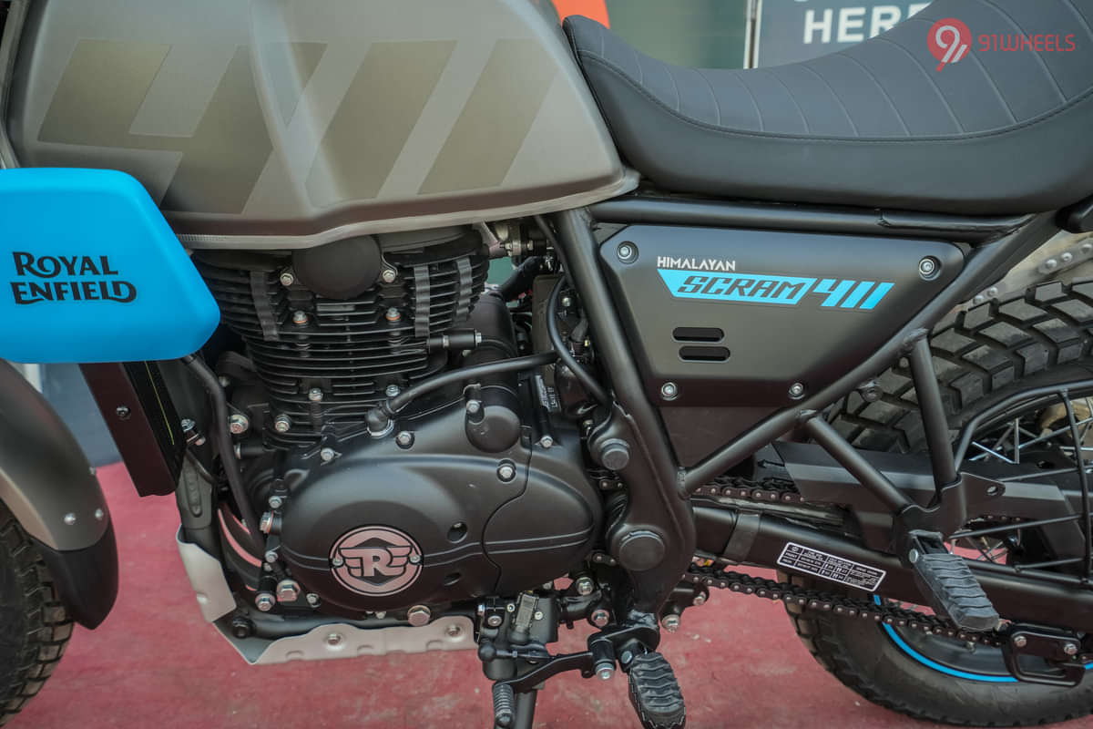 Royal Enfield Scram 411 Battery Compartment