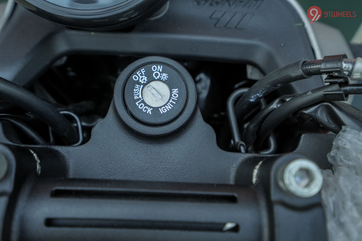 Royal Enfield Scram 411 Steering Lock